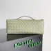 15Bottega Veneta Leather Clutch with Knot Closure #A45659