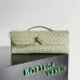 16Bottega Veneta Leather Clutch with Knot Closure #A45659