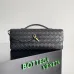 32Bottega Veneta Leather Clutch with Knot Closure #A45659