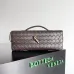 41Bottega Veneta Leather Clutch with Knot Closure #A45659