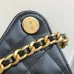 17Chanel Quilted Drawstring Bucket Bag #A45535