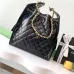 4Chanel Quilted Drawstring Bucket Bag #A45535