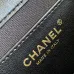 9Chanel Black patent leather box bag top quality #A45530