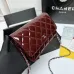 12Chanel patent leather wallet for women #A45547