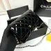 30Chanel patent leather wallet for women #A45547