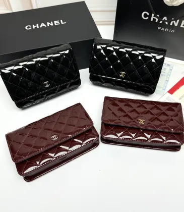 Chanel patent leather wallet for women #A45547