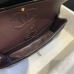 3Chanel Women's cross-body bag in black Top grade version lambskin classic flap top quality #999925121