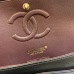 8Chanel Women's cross-body bag in black Top grade version lambskin classic flap top quality #999925121