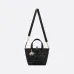 14Dior Black Quilted Leather Tote Bag #A45652