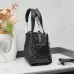 3Dior Black Quilted Leather Tote Bag #A45652