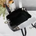 9Dior Black Quilted Leather Tote Bag #A45652