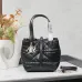 1Dior Black Quilted Leather Tote Bag #A45652