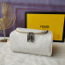 12Fendi Cylinder cosmetic bag with handle and double zipper bag #A26243