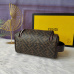 21Fendi Cylinder cosmetic bag with handle and double zipper bag #A26243