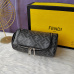 6Fendi Cylinder cosmetic bag with handle and double zipper bag #A26243