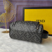 8Fendi Cylinder cosmetic bag with handle and double zipper bag #A26243