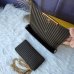 21Fendi Mini handbag with flip and snap closure Pequin fabric back and flat pocket bag #A26242