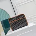 34Goyard Canvas Clutch with Leather Trim #A45656