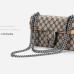 4Gucci New fashion small square bag shoulder bag women's chain-link bag (3 colors) #9129128