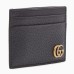 1Gucci AAA+ black wallet Black cowhide GG men's fashion card bag #9125580
