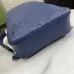 4Gucci Jumbo GG crossbody bag in blue leather Original Quality #A39600