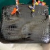 7Hermes AAA handbag black #A38478