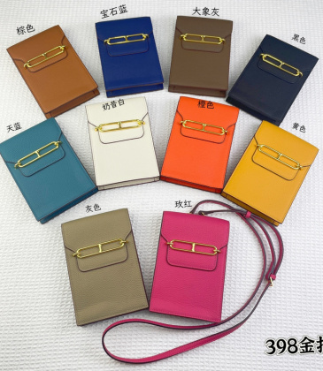 Hermes  Fashion new style card bag and wallets  and phone bag gold logo 18*12*3cm  #A23783