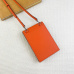 39Hermes  Fashion new style card bag and wallets  and phone bag sliver logo 18*12*3cm  #A23785