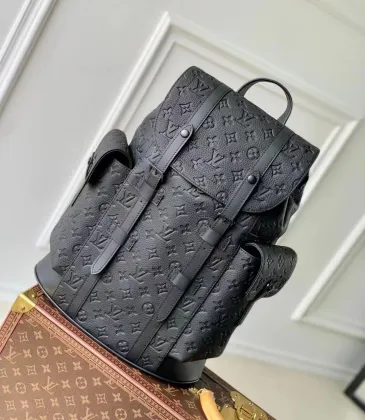 Louis Vuitton Christopher Black Backpack Original Quality for Cheap #A44623