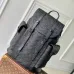 1Louis Vuitton Christopher Black Backpack Original Quality for Cheap #A44623