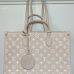 5LOUIS VUITTON ON THE GO MM SPRING IN THE CITY EMPREINTE ROSE BEIGE AAA+ Top original Quality #A29346