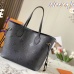 6Louis Vuitton AAA Bag Neverfull Empreinte MM Black #A35447