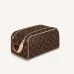 1Louis Vuitton Monogram Dopp kit toilet pouch AAA Quality Brown/Black #A39787