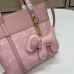 7New handbag MCM  good quality mini pink Lovely bag  #A22917