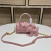 8New handbag MCM  good quality small pillow  pink Lovely bag  #A22918