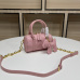1New handbag MCM  good quality small pillow  pink Lovely bag  #A22918