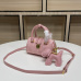 8New handbag MCM  good quality small pillow  pink Lovely bag  #A22919