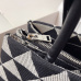 22 Prada Embroidered fabric triangular Bag  #A31060