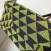 8 Prada Embroidered fabric triangular Bag  #A31060