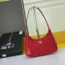 12Prada AAA+ Hobo handbags Cowhide moon shaped bag #999931346
