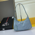15Prada AAA+ Hobo handbags Cowhide moon shaped bag #999931346