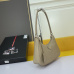 19Prada AAA+ Hobo handbags Cowhide moon shaped bag #999931346