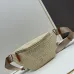 17Prada Straw woven bag chest waist crossbody couple bag #A40596