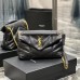 1YSL AAA leather shoulder bag Black #A35850