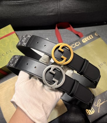 Gucci AAA+ Leather Belts for Men Wide 4.0cm #A33233
