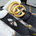 7Men's Gucci AAA+ Leather Belts 3.5cm #9124217