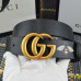 1Men's Gucci AAA+ Leather Belts 3.5cm #9124217