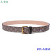1Men's Gucci AAA+ Leather Belts 3.5cm #9124223