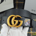 4Men's Gucci AAA+ Leather Belts 3.5cm #9124224