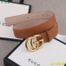 3Men's Gucci AAA+ Leather Belts 4cm #9124265